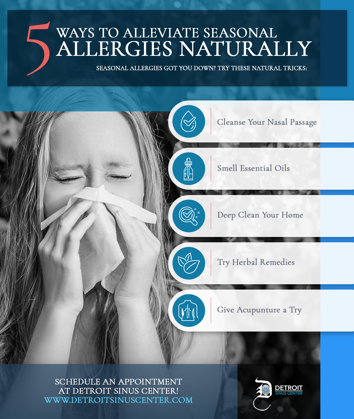 5 Natural Remedies for Seasonal Allergies - Sinus Allergies