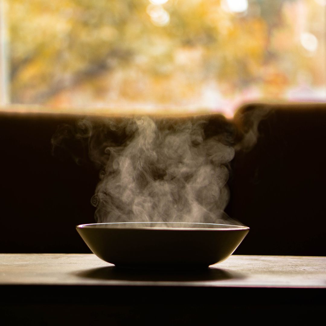 Steaming bowl