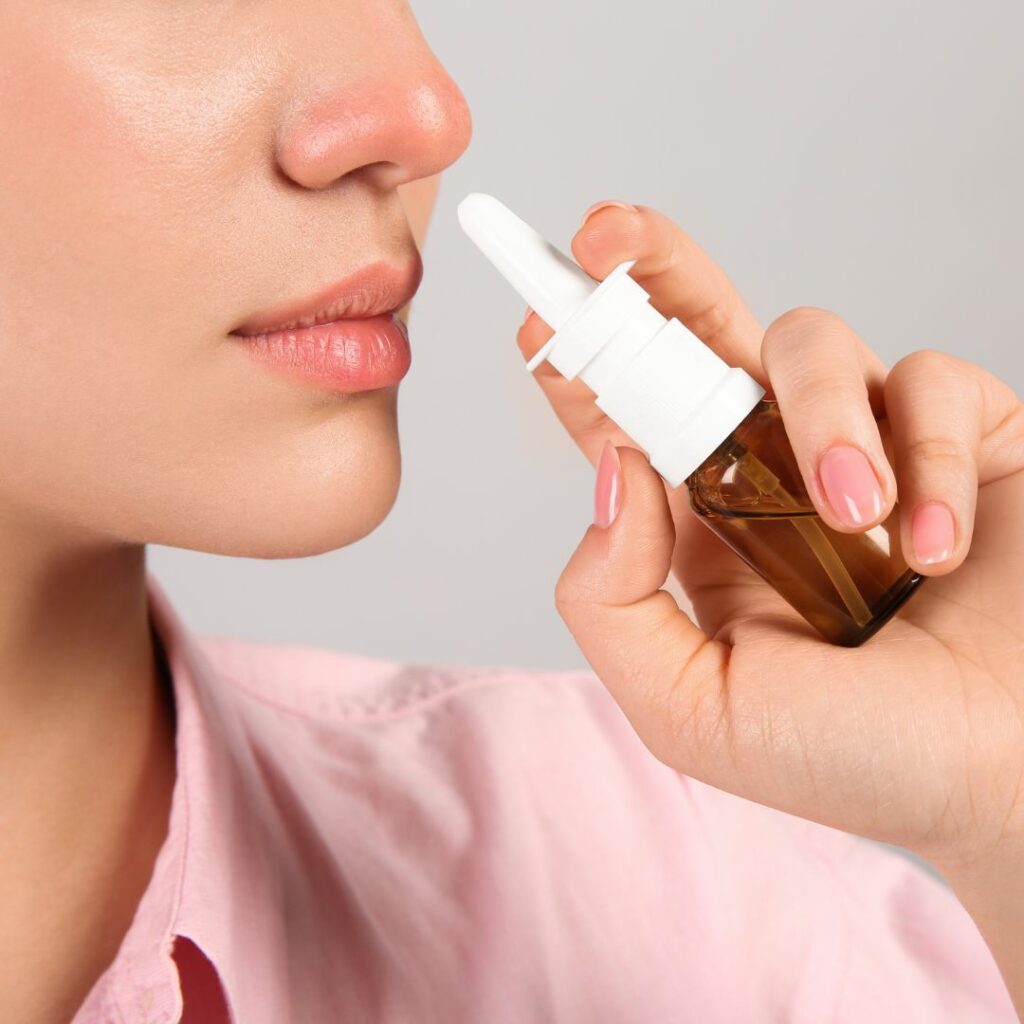 Nasal spray.