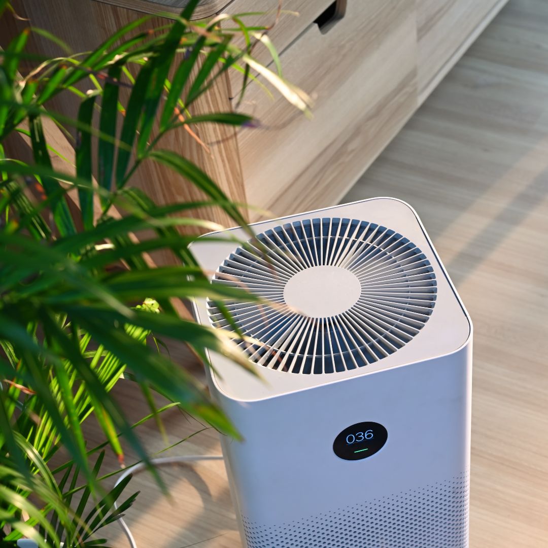 Air purifier in home