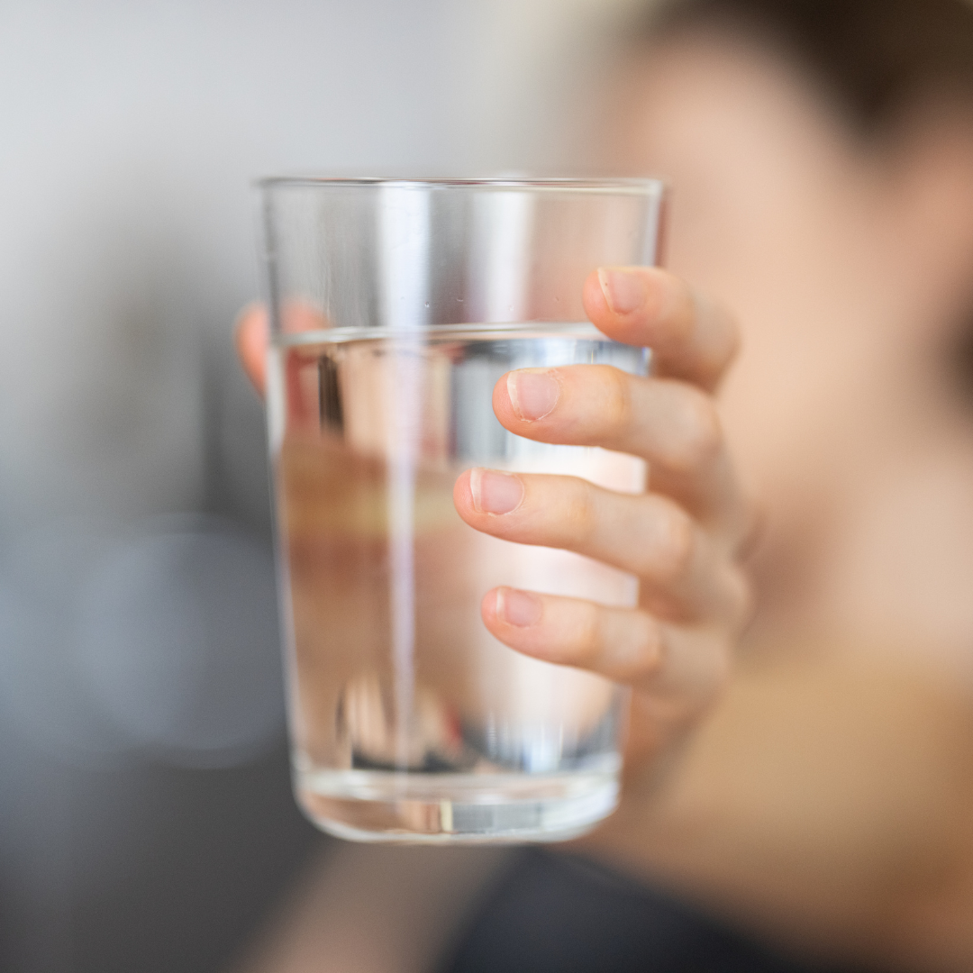 glass of water